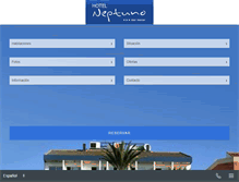 Tablet Screenshot of hotelneptuno.net